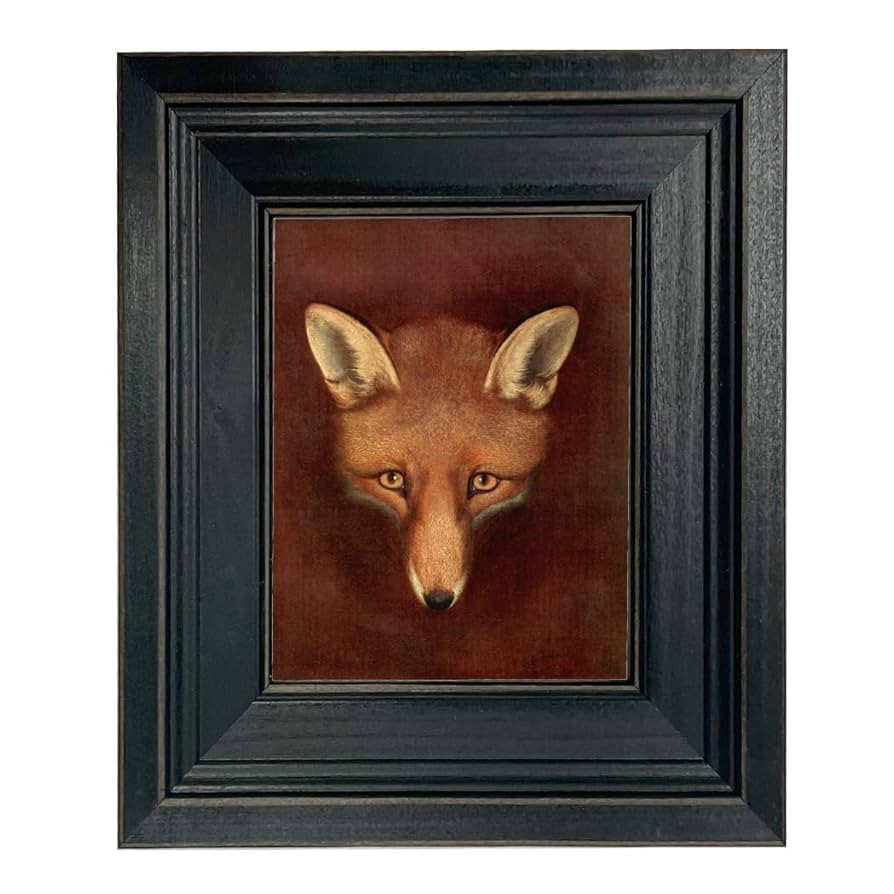 Schooner Bay Co. – Philip Reinagle Renard the Fox 5 x 6” Framed Oil Painting Print on Canvas ... | Amazon (US)