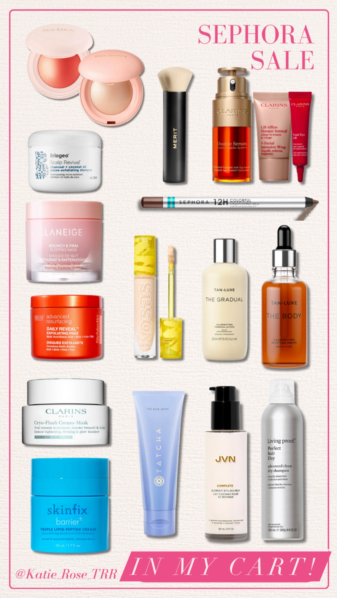 What’s in my cart for the Sephora sale 

#LTKsalealert #LTKxSephora #LTKbeauty