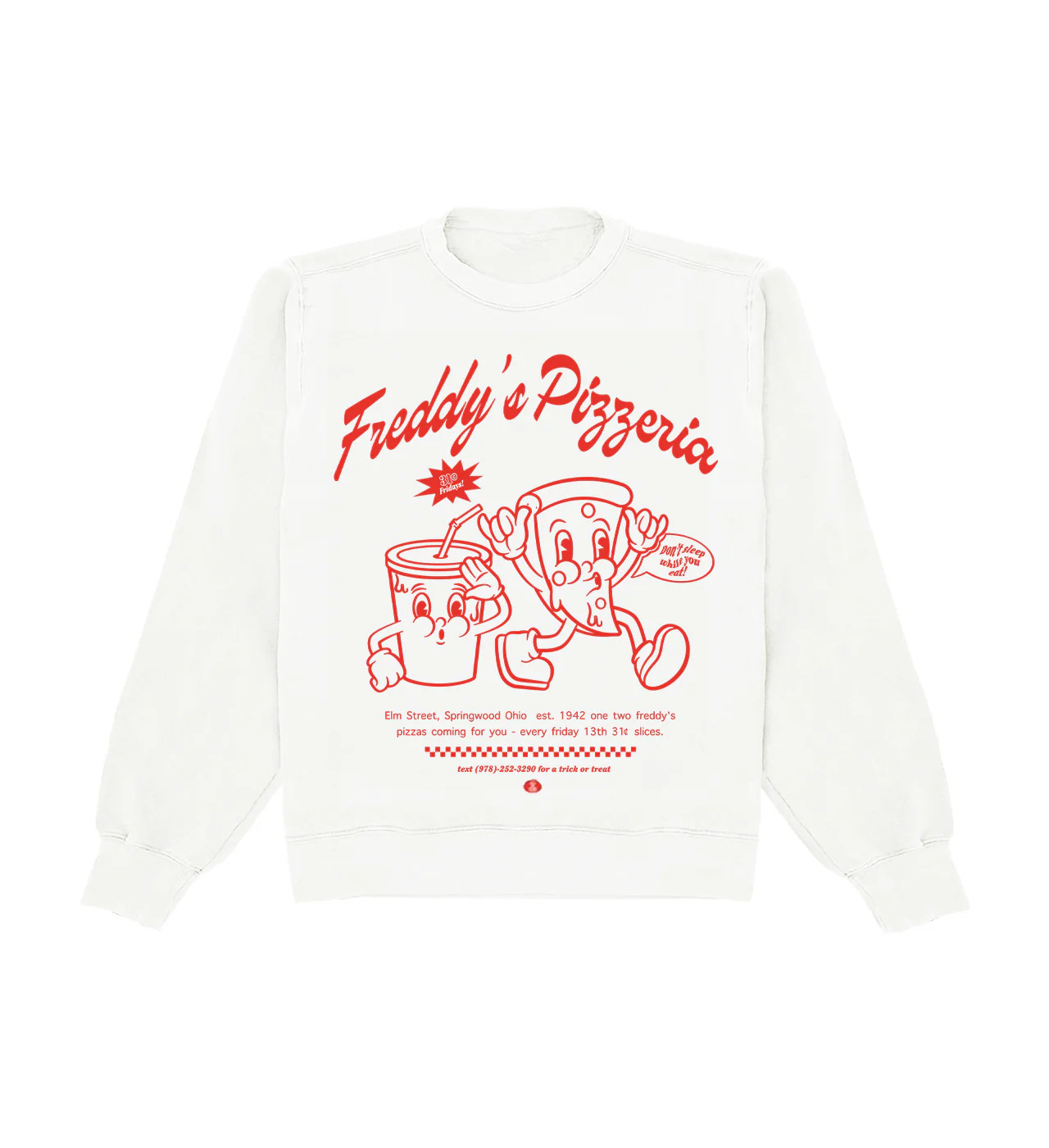 Freddy's Pizzeria Crewneck | Shop Kristin Jones