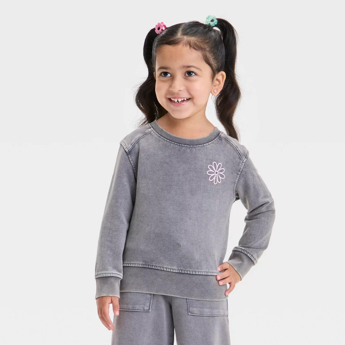 Toddler Girls' French Terry Sweatshirt - Cat & Jack™ | Target