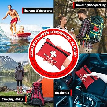 Amazon.com: Protect Life First Aid Kit, Travel First Aid Kit for Car, 100 Piece Compact Emergency... | Amazon (US)