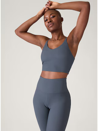 Elation V-Neck Longline Bra A-C | Athleta