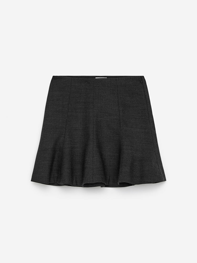 Wool-Blend Sculptural Skirt | Arket UK
