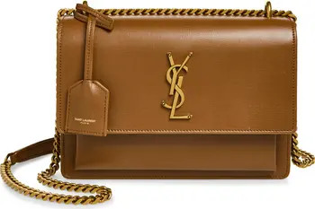 Medium Sunset Leather Shoulder Bag | Nordstrom