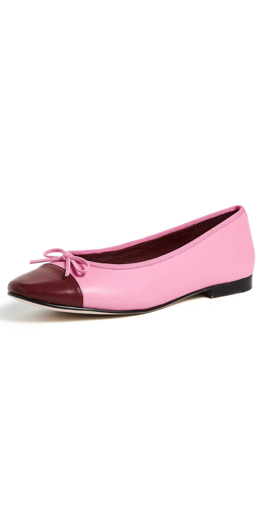 Jeffrey Campbell Arabesque Flats Pink Wine Combo 7 | Shopbop
