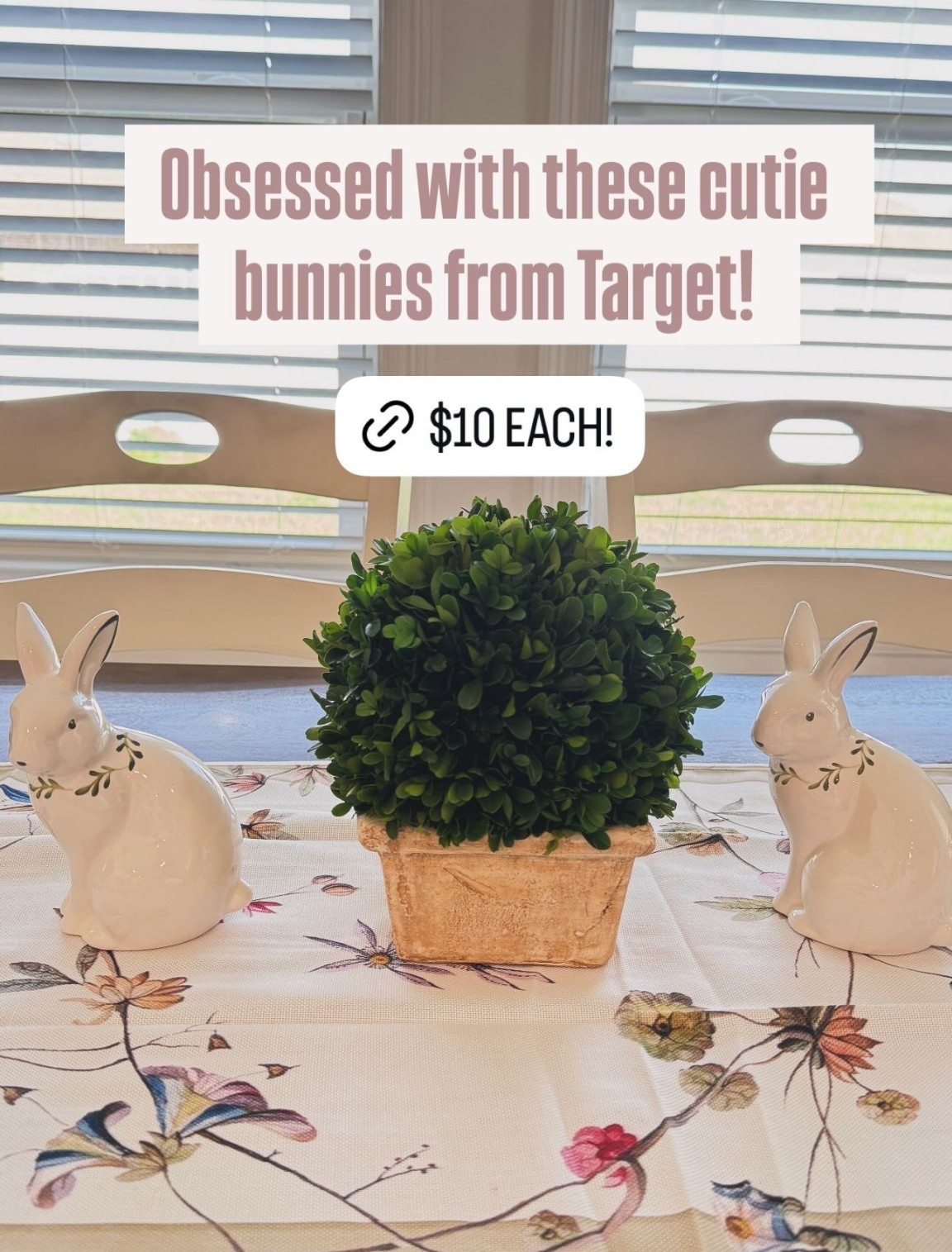 The cutest target find and perfect for Easter!

#LTKSeasonal #LTKHome