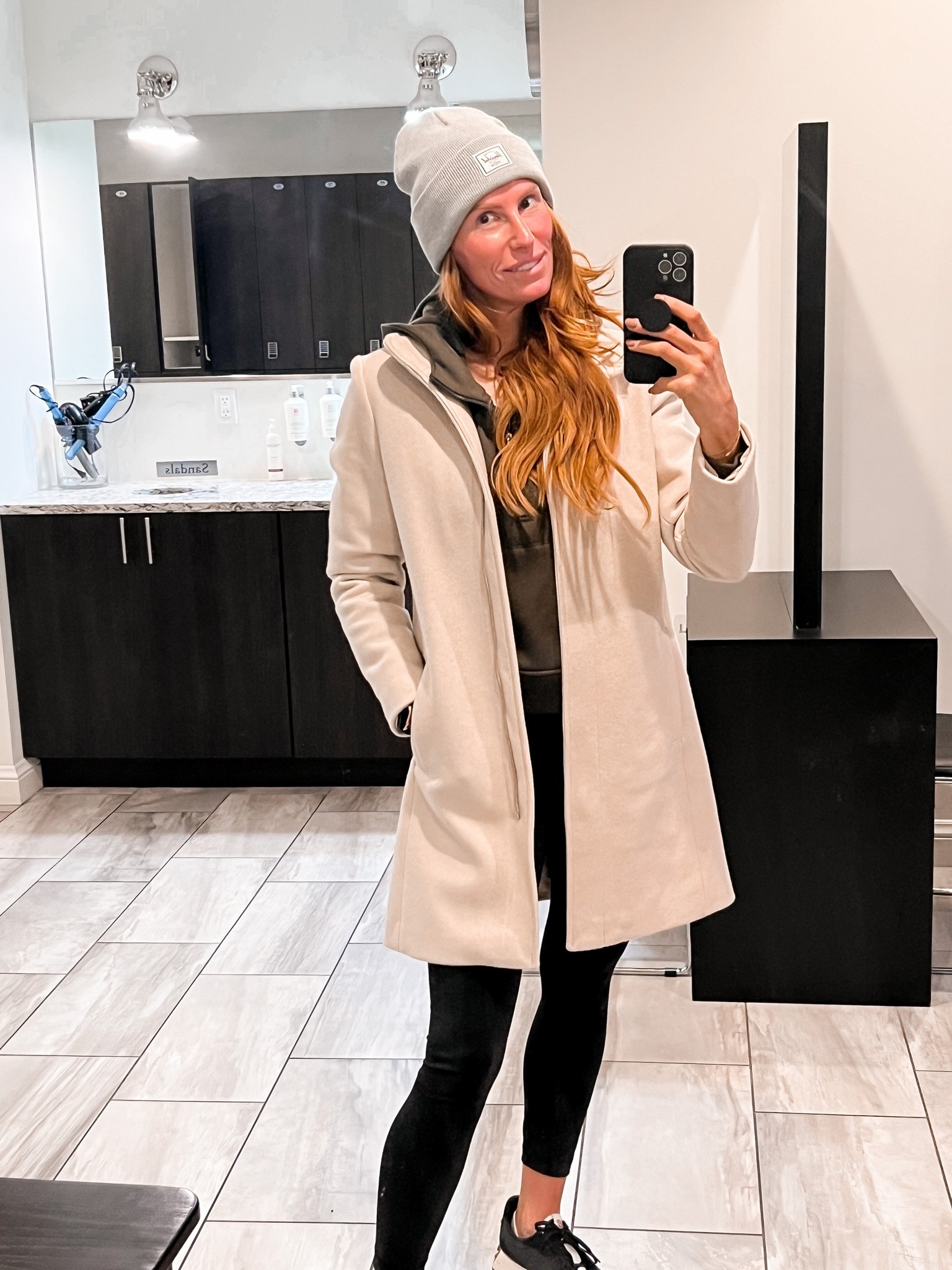 Hat
Dressy coat
Women
Leggings lulu dupe
Scuba dupe
New balance sneakers

#LTKstyletip #LTKHoliday #LTKfit