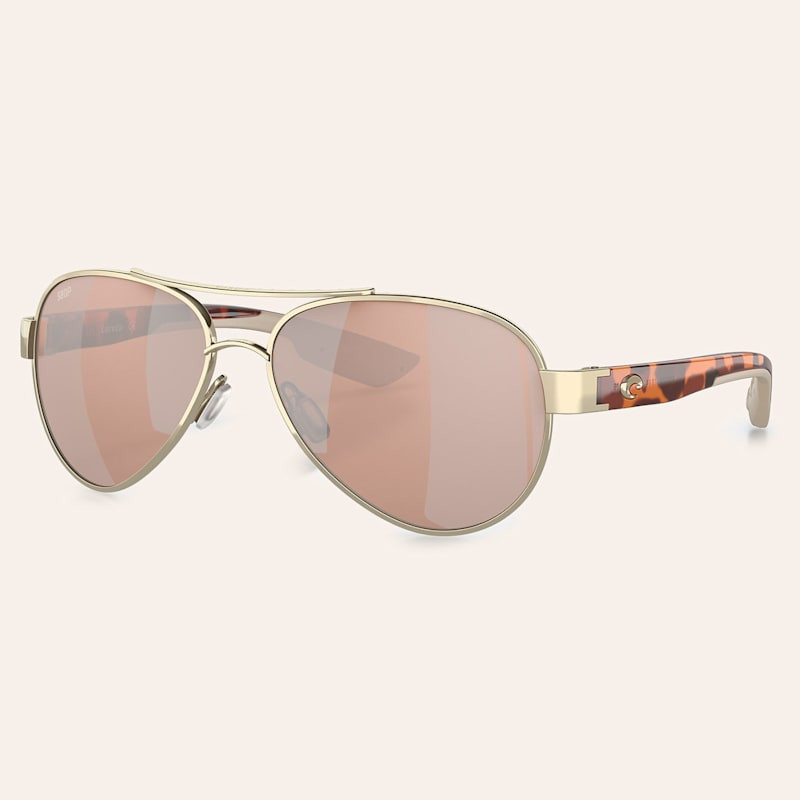Costa Loreto Rose Gold & Copper Mirror Polarized Sunglasses | Cavender's