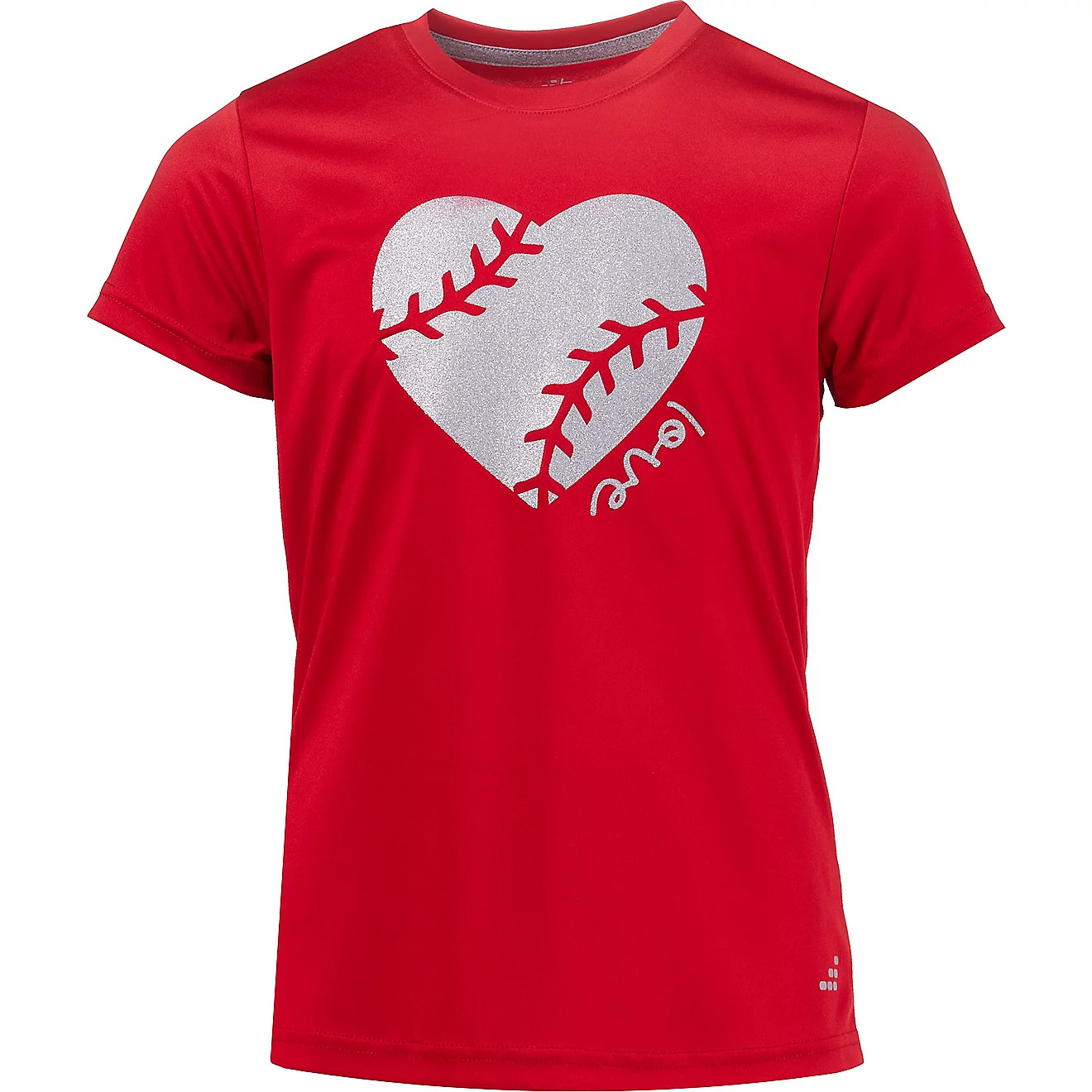 BCG Girls' Turbo Love Softball T-shirt | Academy Sports + Outdoors