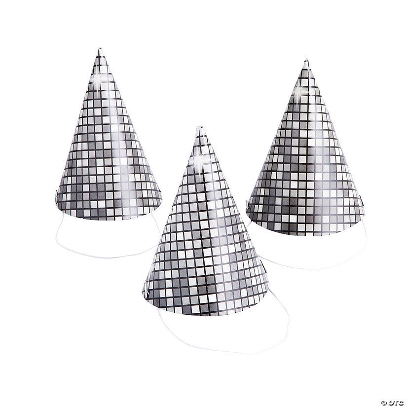 Retro Vibes Disco Party Hats - 12 Pc. | Oriental Trading Company