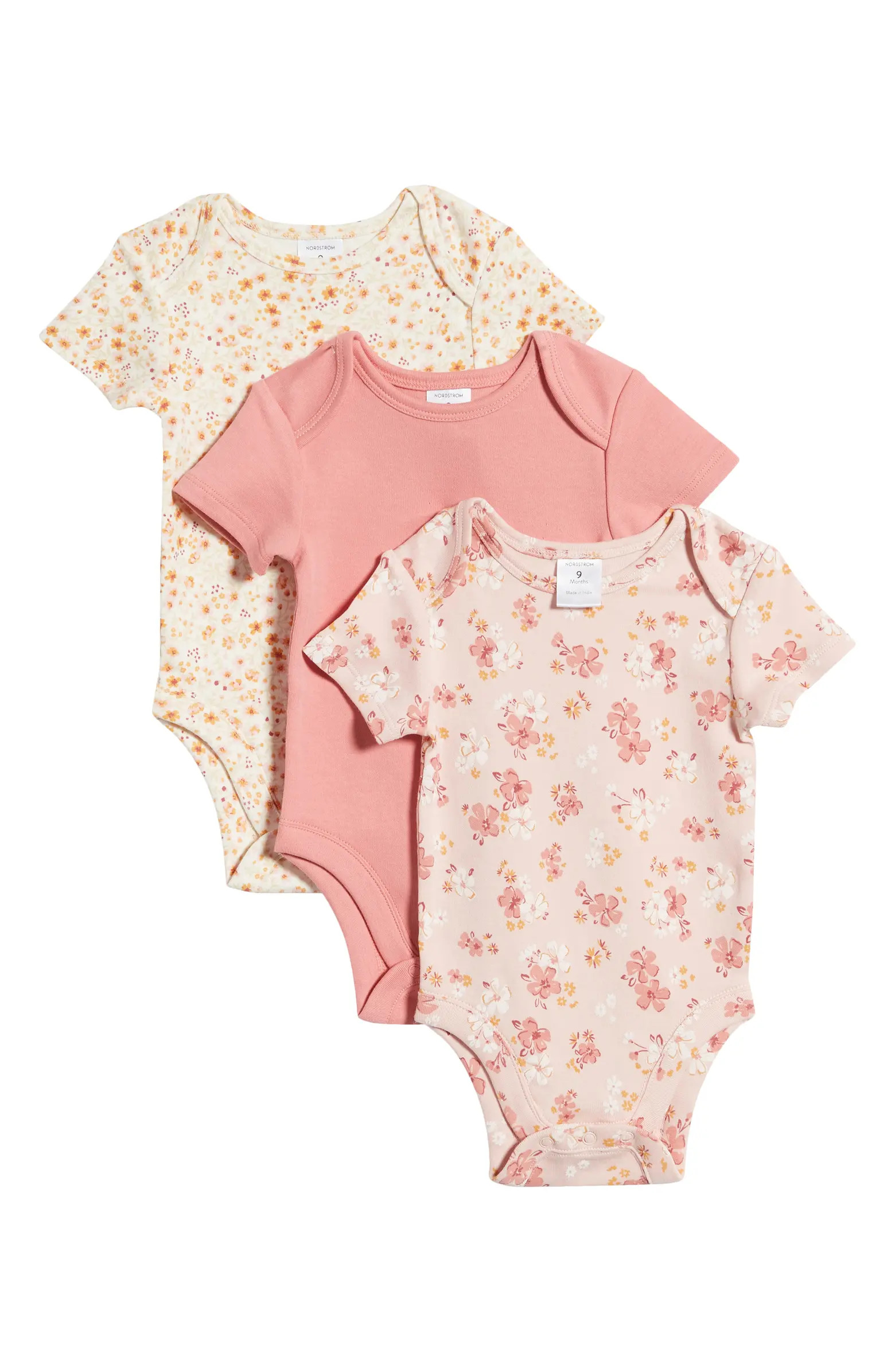 Nordstrom Assorted 3-Pack Bodysuits | Nordstrom | Nordstrom