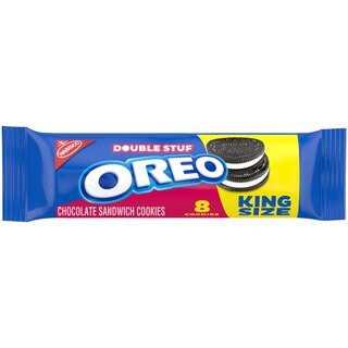 OREO, Double Stuf Chocolate Sandwich Cookies, King Size Snack Pack, 8 Ct, 4.1 oz | CVS Health