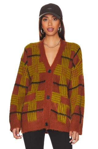 DAYDREAMER Oversized Cardigan in Spiced Autumn Plaid from Revolve.com | Revolve Clothing (Global)