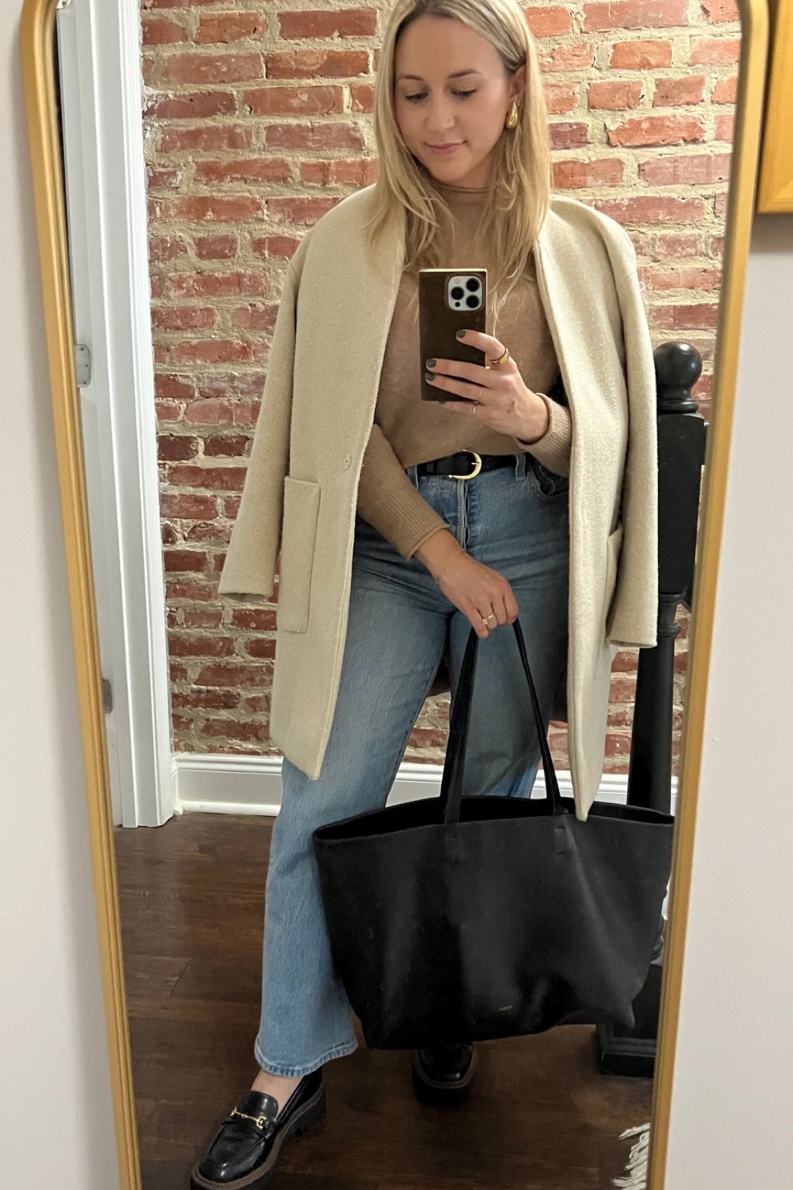 Neutral Fall Outfit with loafers

#LTKfindsunder100 #LTKshoecrush #LTKstyletip