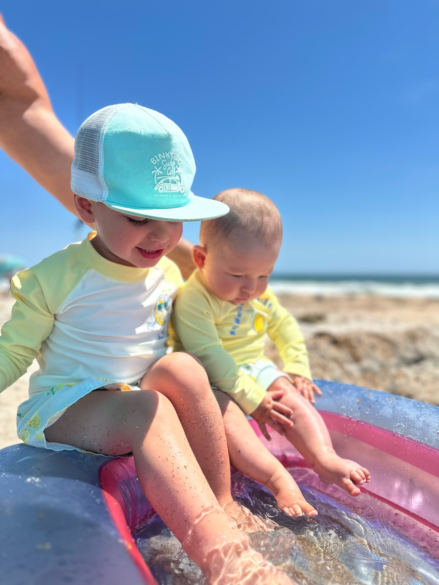 Matching swim? Say less.

Toddler and baby, swim, beach day

#LTKmomlife #LTKKids #LTKBaby