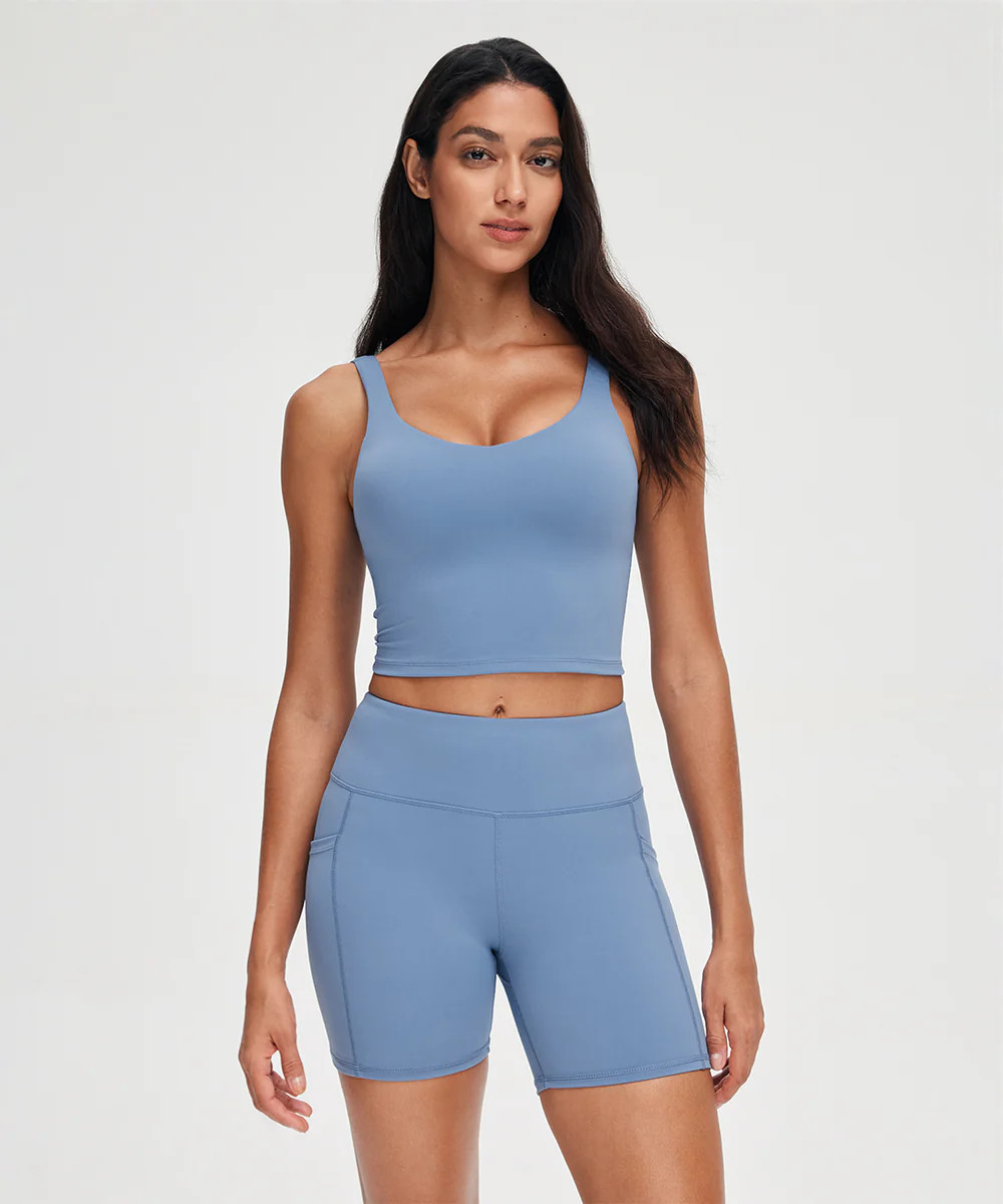 V-Neck Longline Tank Top | ShopAthluna