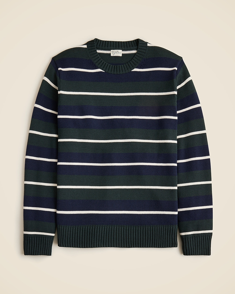 Heritage cotton sweater in stripe | J. Crew US
