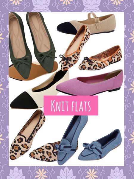 Knit ballet flats, classic shoes 

#LTKShoeCrush #LTKOver40 #LTKFindsUnder50