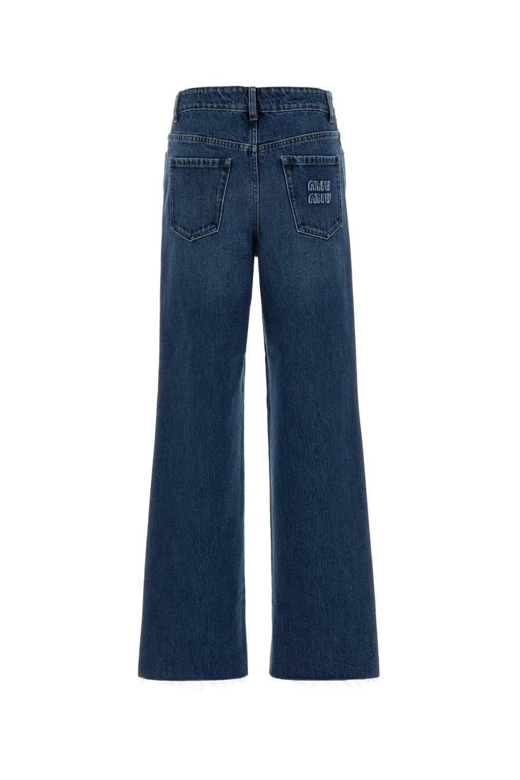 Miu Miu High Waist Flared Jeans | Cettire Global