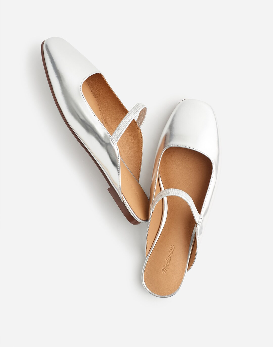 The Greta Ballet Flat Mule in Suede | Madewell
