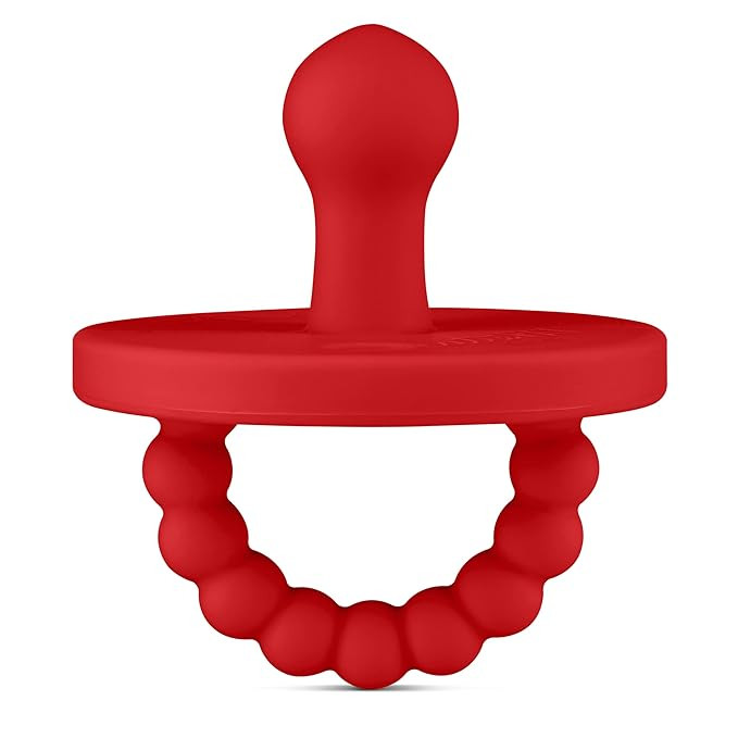Ryan & Rose Cutie PAT Pacifier Teether (Bulb, Red) | Amazon (US)