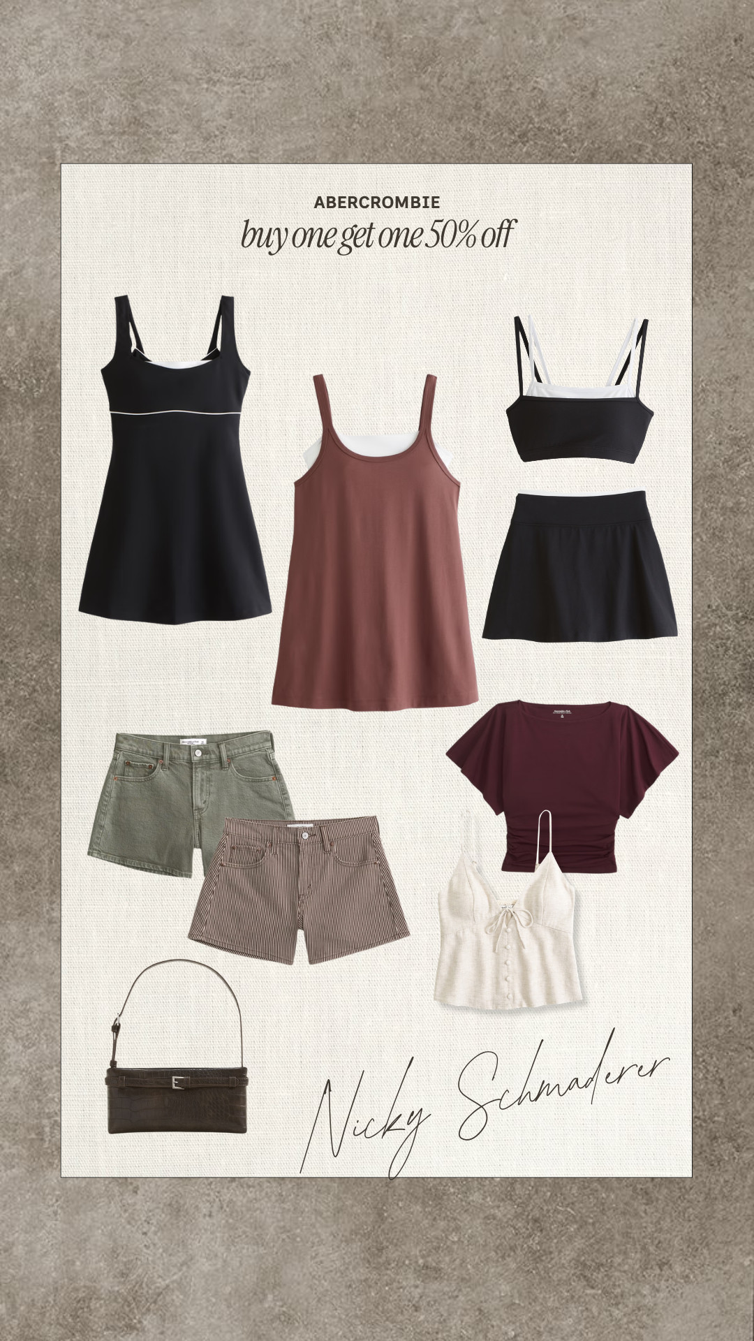 Buy one get one half off at Abercrombie! Loving their activewear

sale alert, casual outfits, active wear, summer dresses, denim, summer outfits, nickyschmaderer 

 
