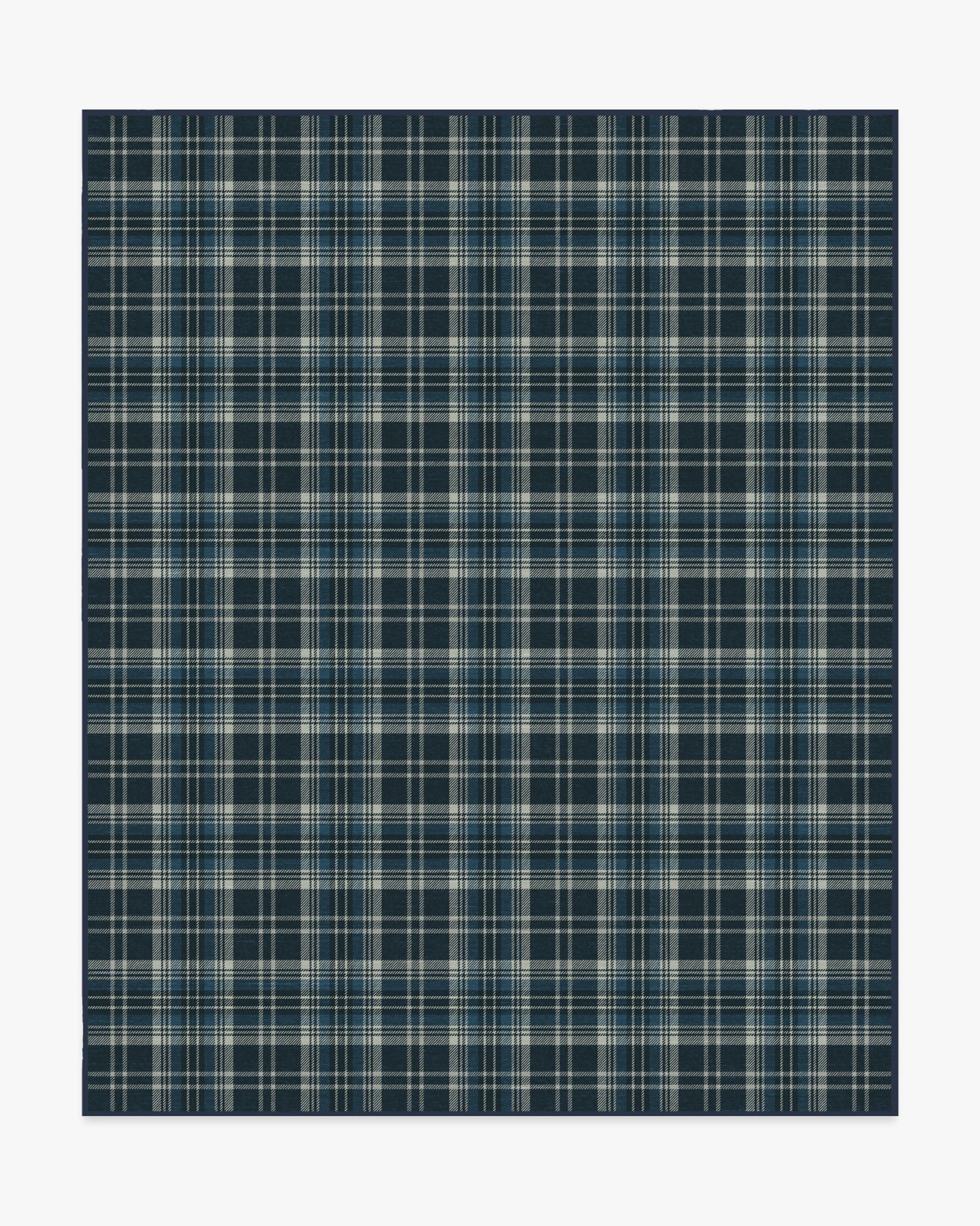 Dress Stewart Tartan Navy Rug | Ruggable
