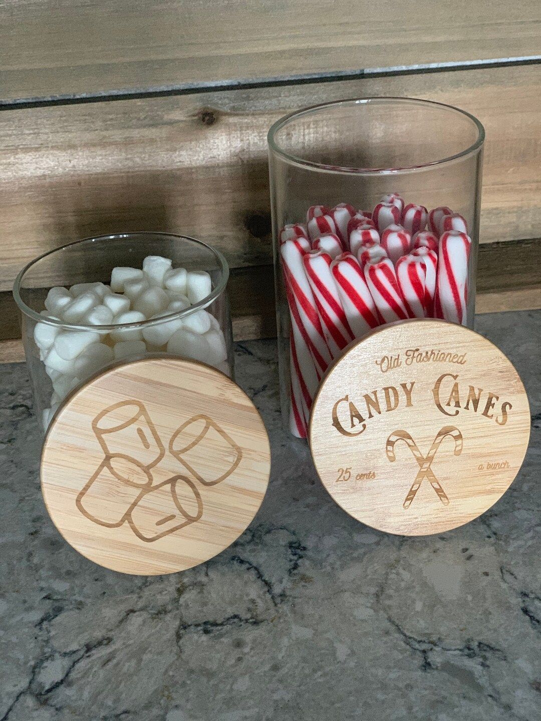 Hot Cocoa Jar Set / Christmas/ Holidays / Cocoa Bar Decor | Etsy (US)