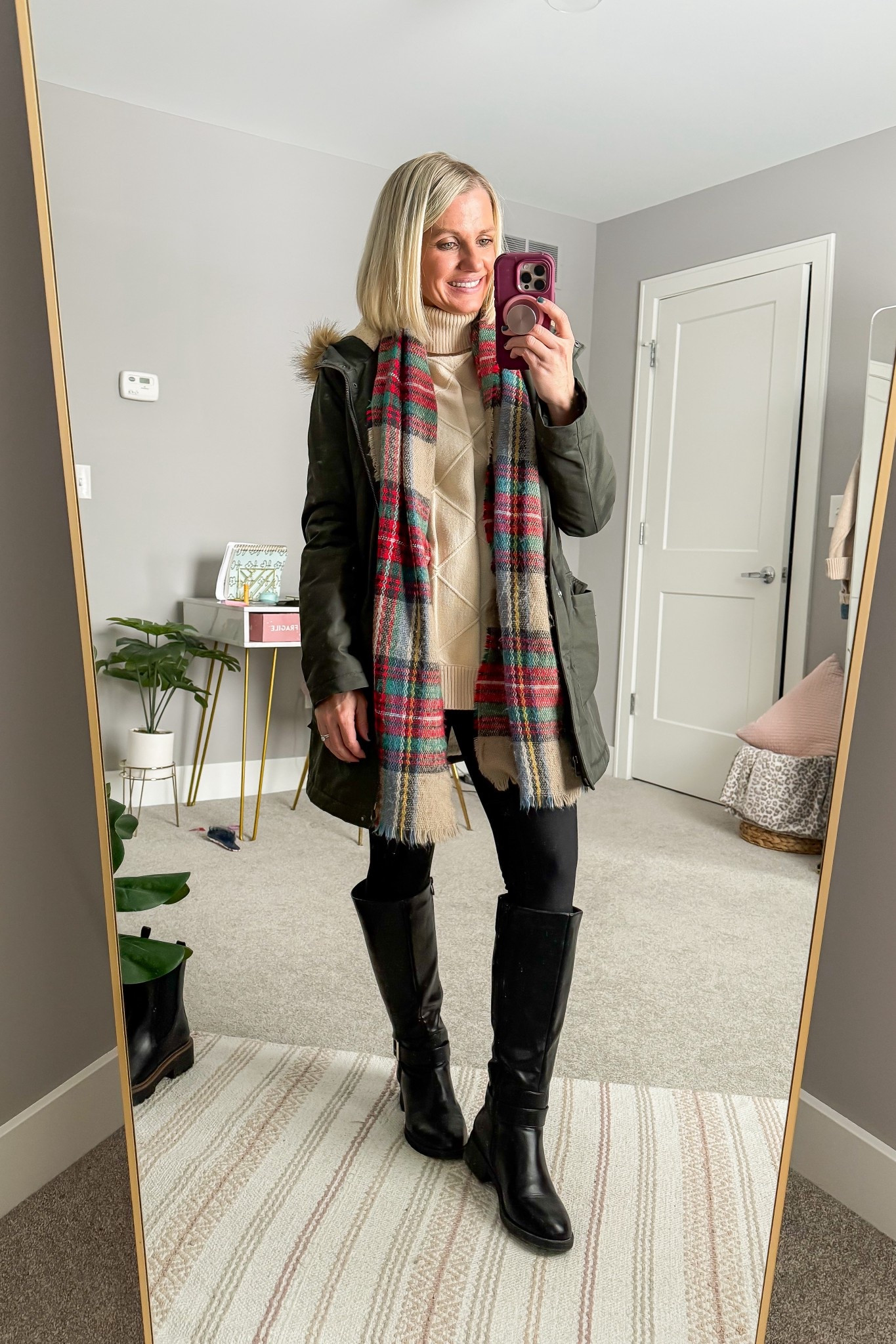 Snow day outfit idea! 
Jacket- linked similar 
Sweater- small
Leggings- xsmallL

#LTKSeasonal #LTKootd #LTKPetite