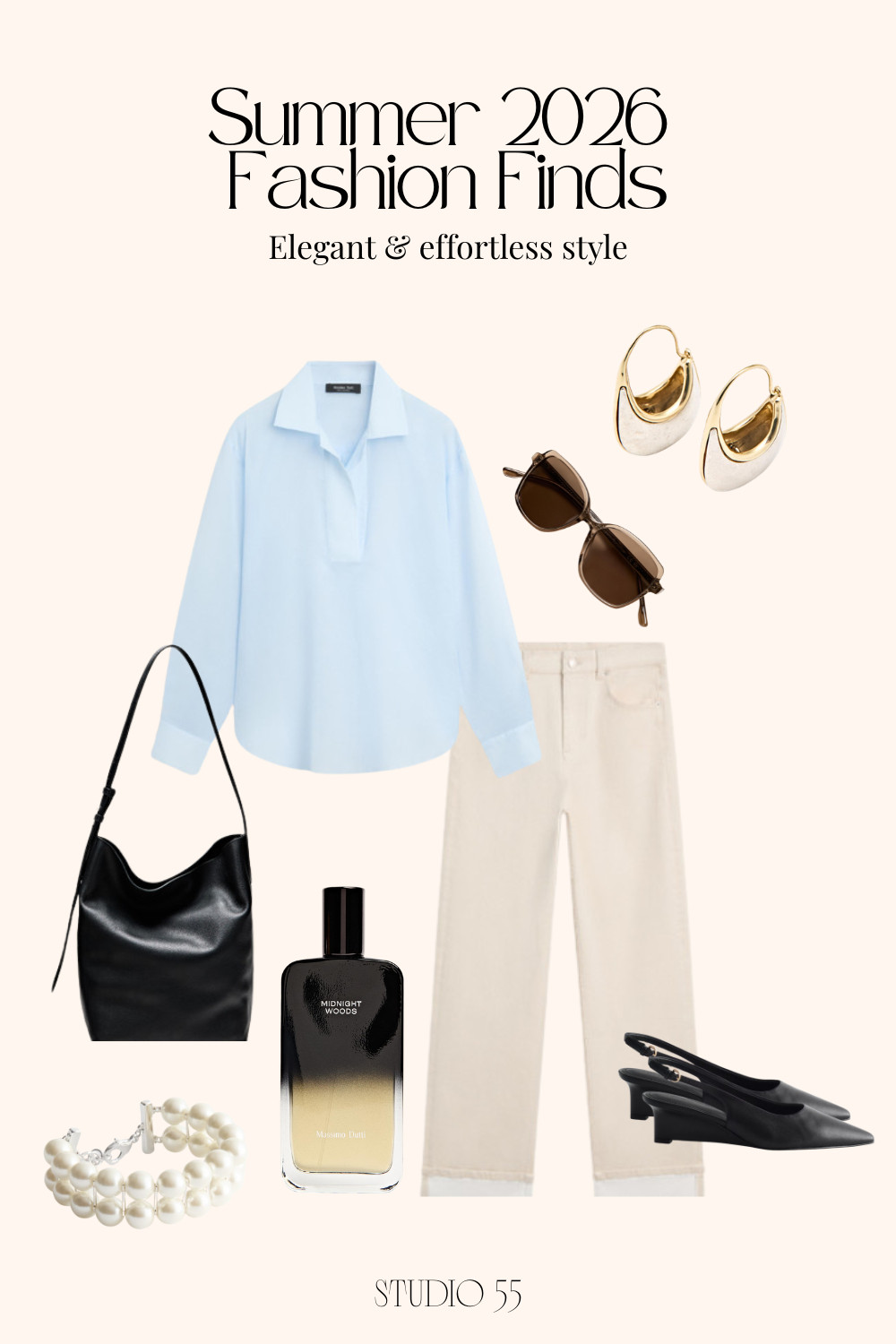 The Minimal Chic Outfit Every Woman Needs (Capsule Wardrobe 2026)
This clean, minimal outfit with a blue button-up, neutral trousers, and classic accessories is the ultimate capsule wardrobe look for summer 2026. Perfect for work outfits, everyday chic style, and effortless elegance. Save this timeless outfit formula. 

 #LTKootd