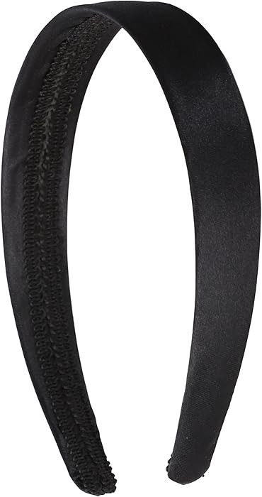 Motique Accessories 1 Inch Satin Hard Headband for Women and Girls | Amazon (US)