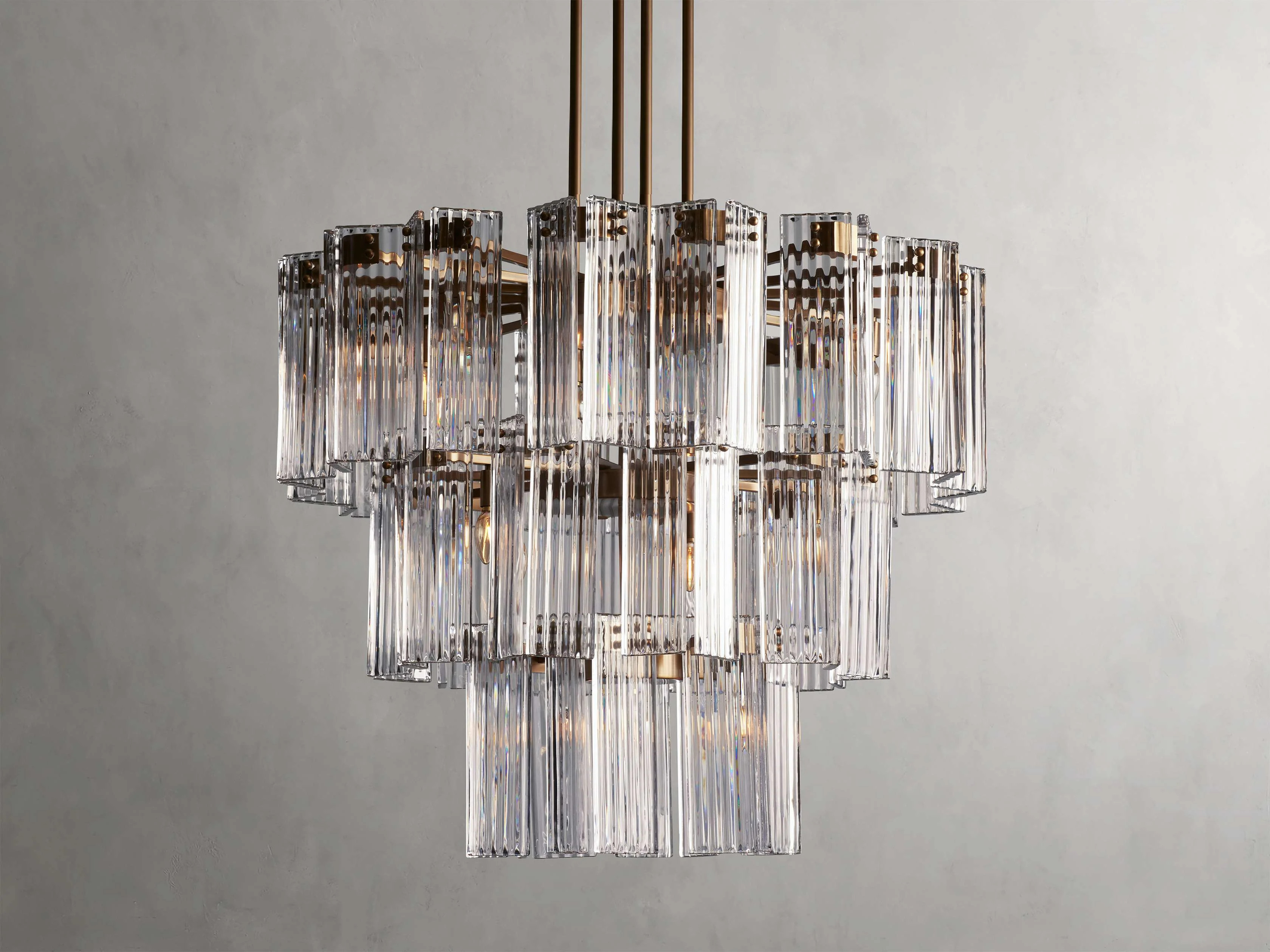 Delsie Round Chandelier | Arhaus