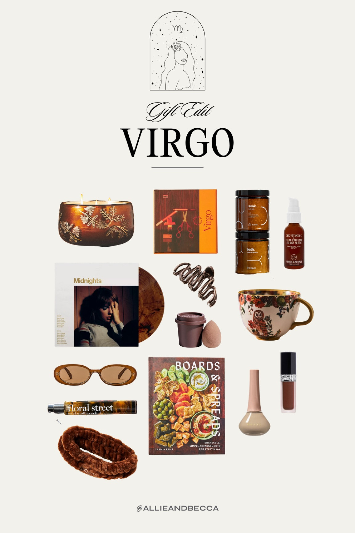 Virgo gift box / brown gifts / neutral gifts / diy gift box / gifts for Virgo / small gifts / astrology gifts / Virgo gifts / fall gift ideas

#LTKstyletip #LTKsalealert #LTKunder50