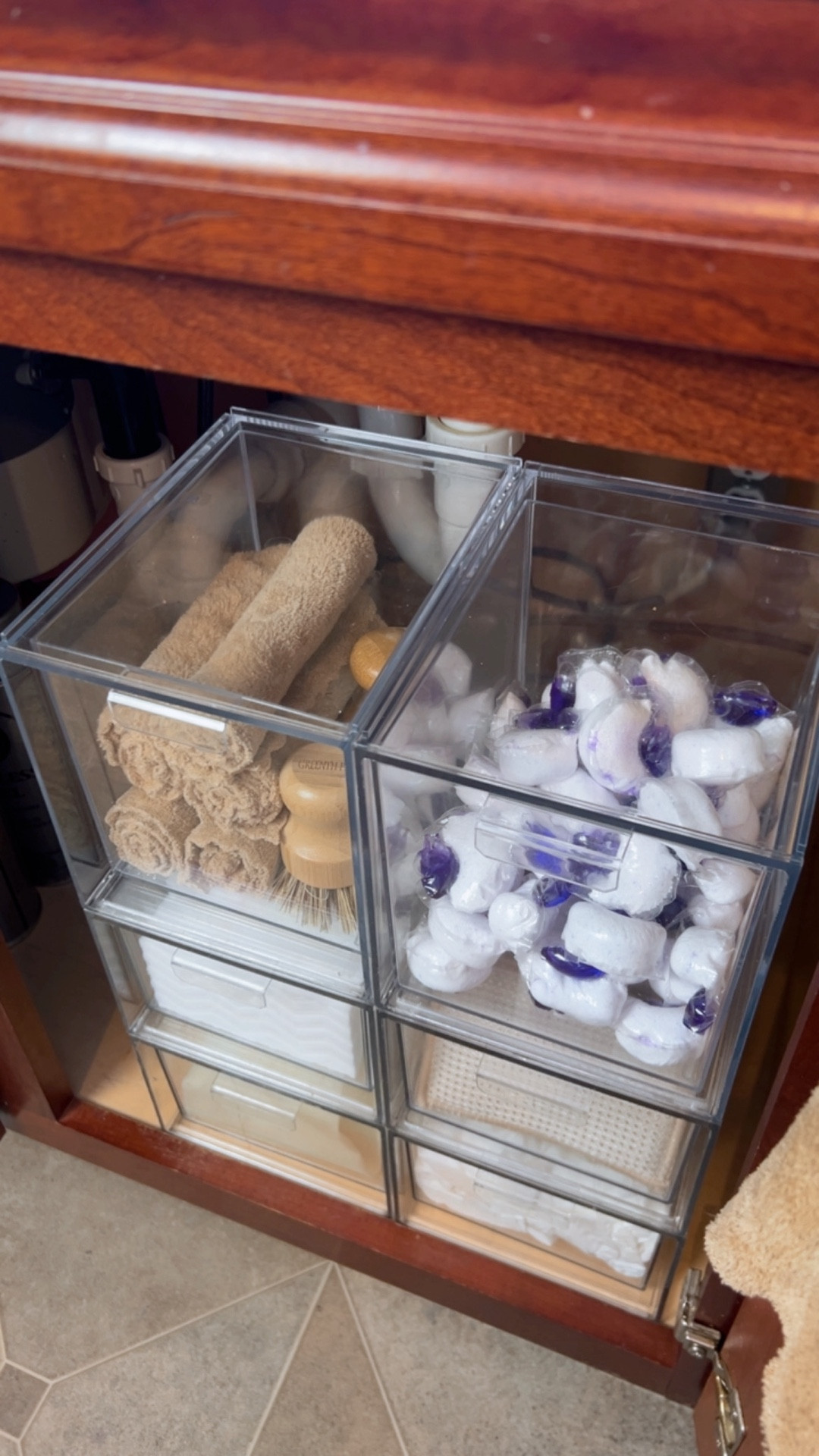 Under the Kitchen Sink Organization
#kitchen #organization #acrylicdrawers#cleaning #musthaves #amazonhome

#LTKHome