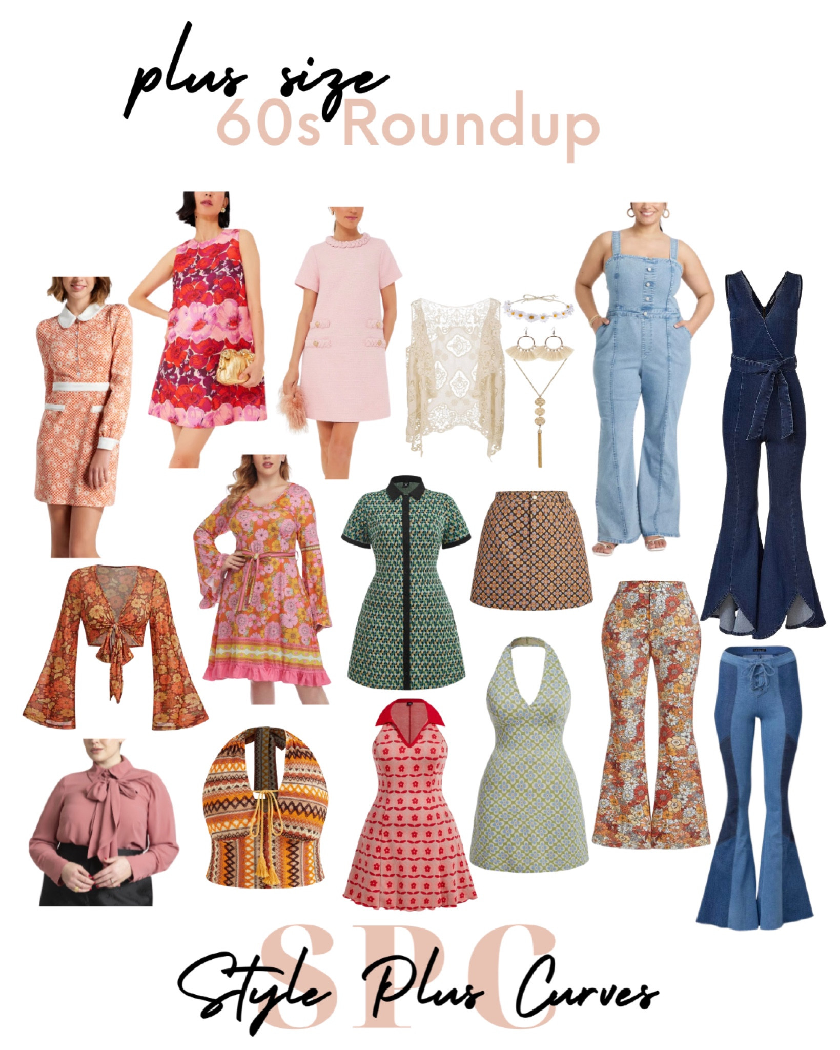 I’m hosting a movie screening next week for Fly Me to the Moon, so it’s no surprise that late 60s/early 70s fashion is on my mind! So what did I do? I went hunting for some fun plus size retro pieces that I feel could fit the vibe. 

#LTKPlusSize