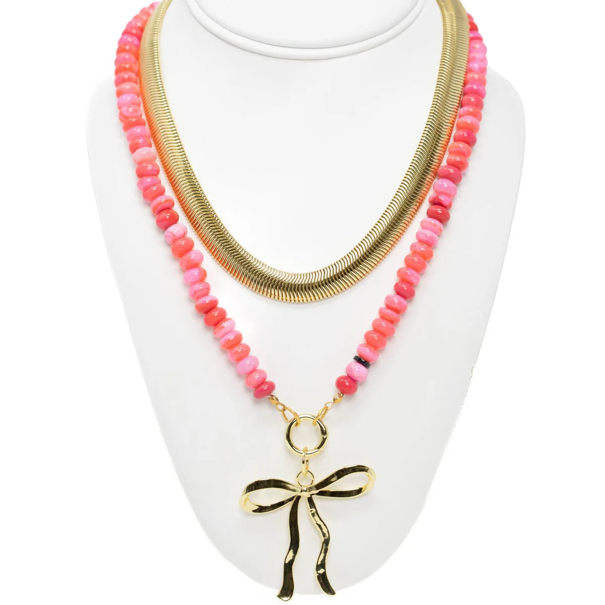 Tied With a Bow Necklace Stack | Allie + Bess