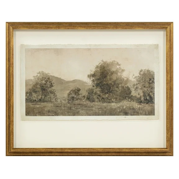My Texas House Scenic Hillscape Framed Under Glass Wall Art 30x24 | Walmart (US)