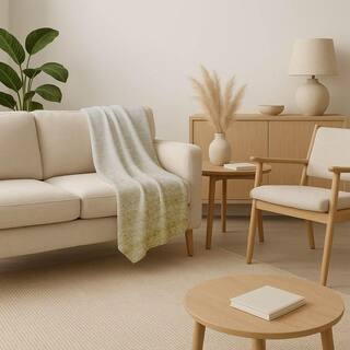 Addison Rugs Premium Machine Washable ASB833 Beige 50 in. x 70 in. Sherpa Throw Blanket ASB833BG5... | The Home Depot