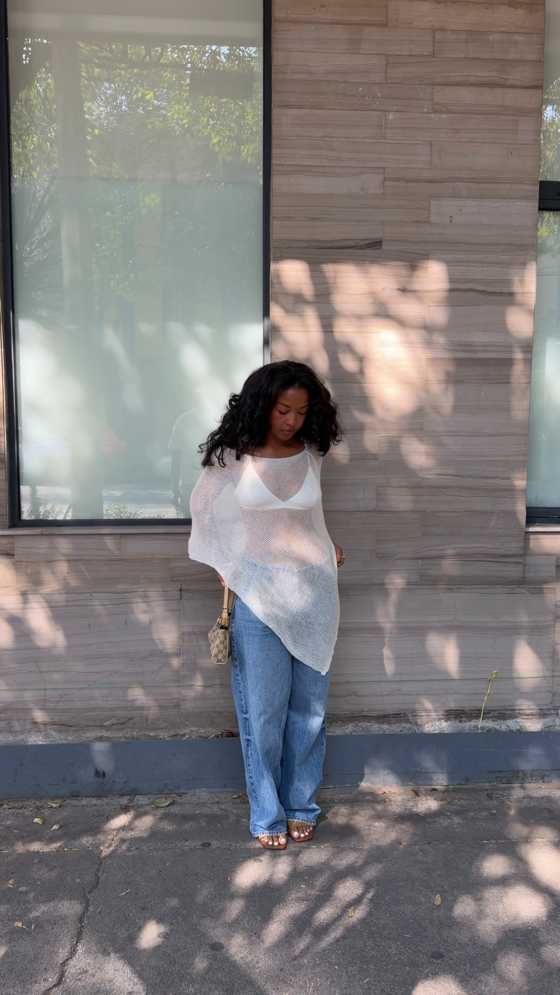 Sheer poncho outfit for the last day in CDMX 🤍

#LTKTravel #LTKootd #LTKgrwm