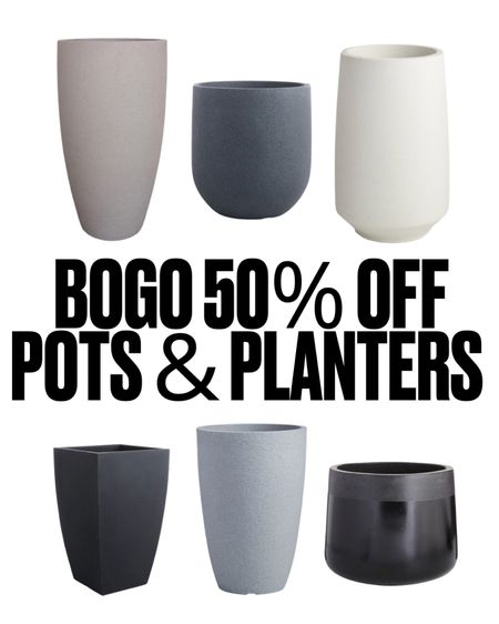 bogo 50% off outdoor planters 

#LTKGiftGuide #LTKSeasonal #LTKSaleAlert