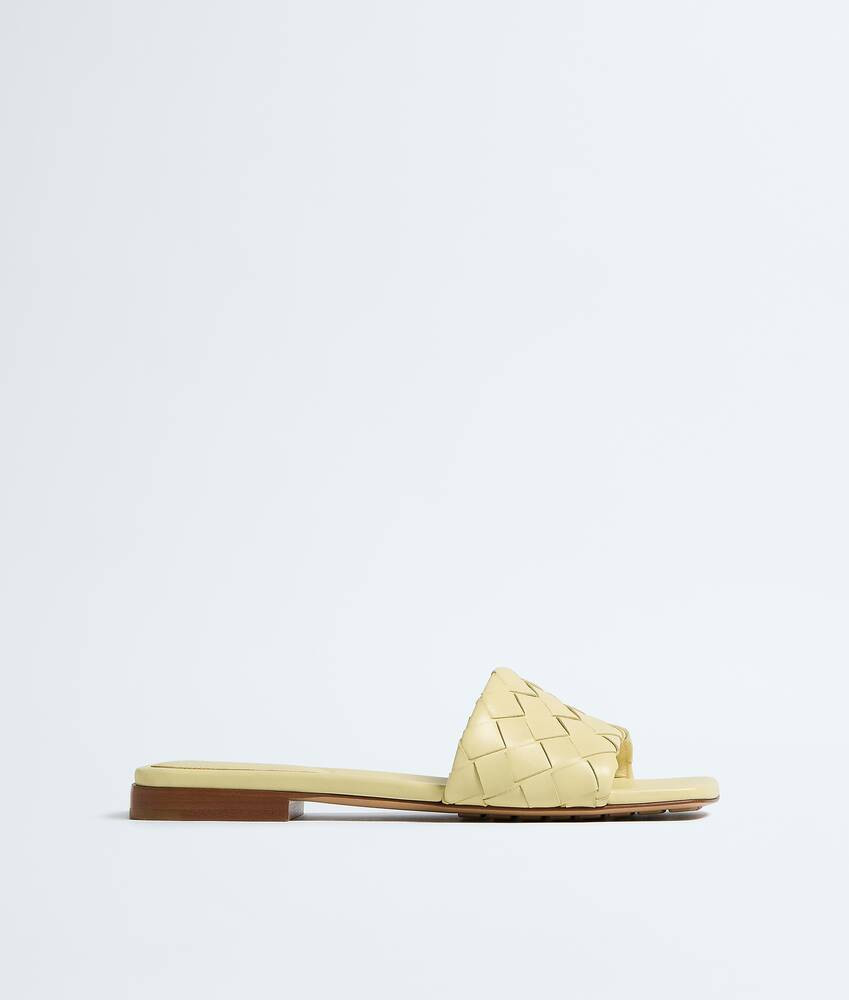 Women's Parco Flat Mule in Butter yellow | Bottega Veneta CA | Bottega Veneta