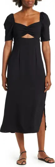 Melrose and Market Keyhole Bust Midi Dress | Nordstromrack | Nordstrom Rack
