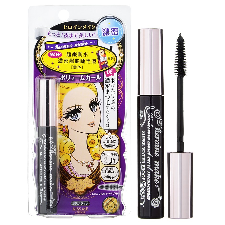 ISEHAN - Kiss Me Heroine Make Volume & Curl Mascara Super Waterproof (Black) 6g | YesStyle Global