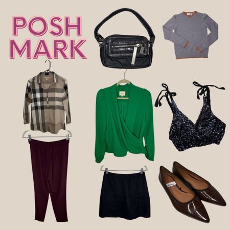 Shop my recent Thrift Finds on Poshmark! Perfect for fall! We have Burberry, Aritzia, Sezane, Reformation, and Free People! #fallstyle #secondhandfinds #poshmark 