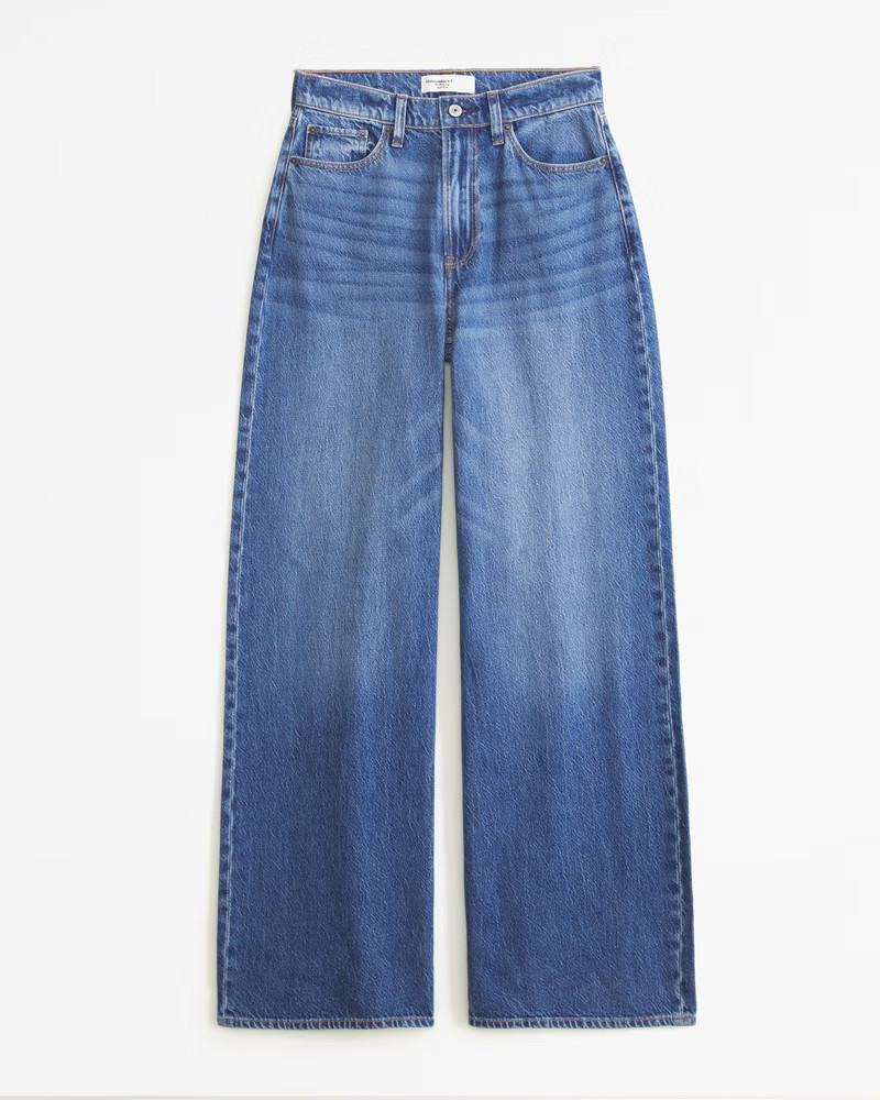 High Rise Wide Leg Jean | Abercrombie & Fitch (US)