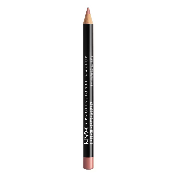SLIM LIP PENCIL, NUDE PINK (nude lip liner): NYX Professional Makeup Slim Lip Pencil natural lip ... | Target
