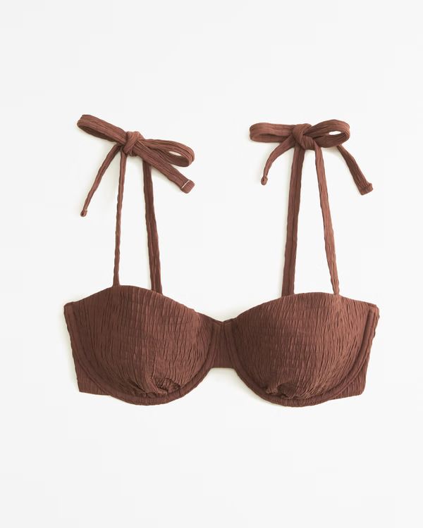 Women's Curve Love Tie-Strap Underwire Bikini Top | Women's | Abercrombie.com | Abercrombie & Fitch (US)