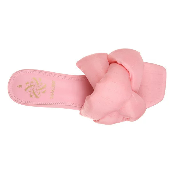 Sam & Libby Women's Kendall Knotted Upper Slide Sandal | Walmart (US)