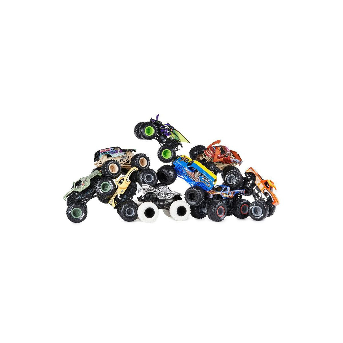 Monster Jam Monster Truck Diecast 9pk - 1:64 Scale | Target
