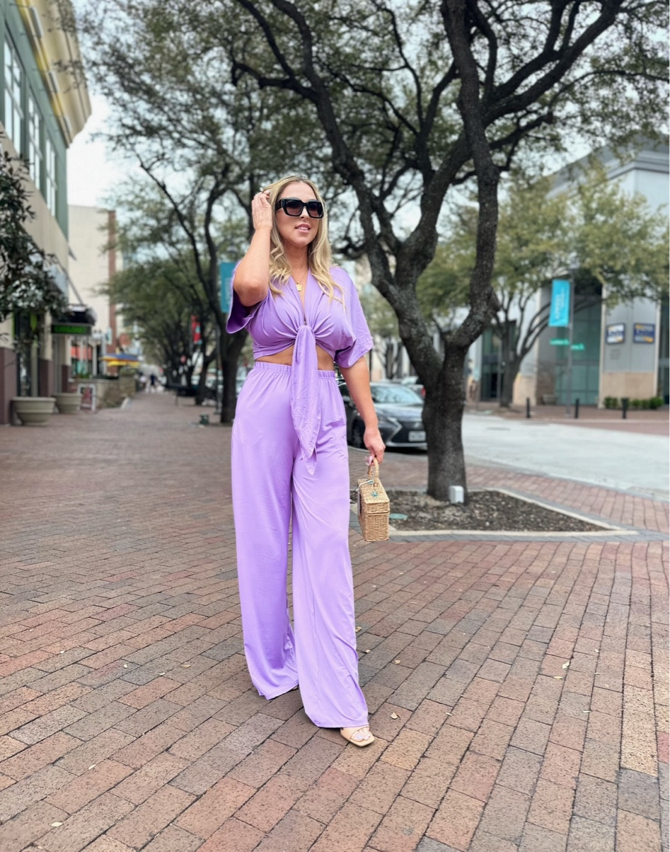 Living for this lilac set! Wearing a size medium 

#LTKFind #LTKstyletip #LTKSeasonal